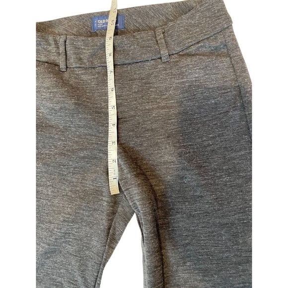 Old Navy Womens Pixie Skinny Ankle Pants High-Waisted Dark Heathered Gray SZ W29 - Picture 5 of 8